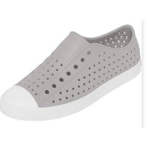 Native Jefferson Unisex‎ Waterproof Slip-On Regular Shoes Gray Womens 7 Men's 9